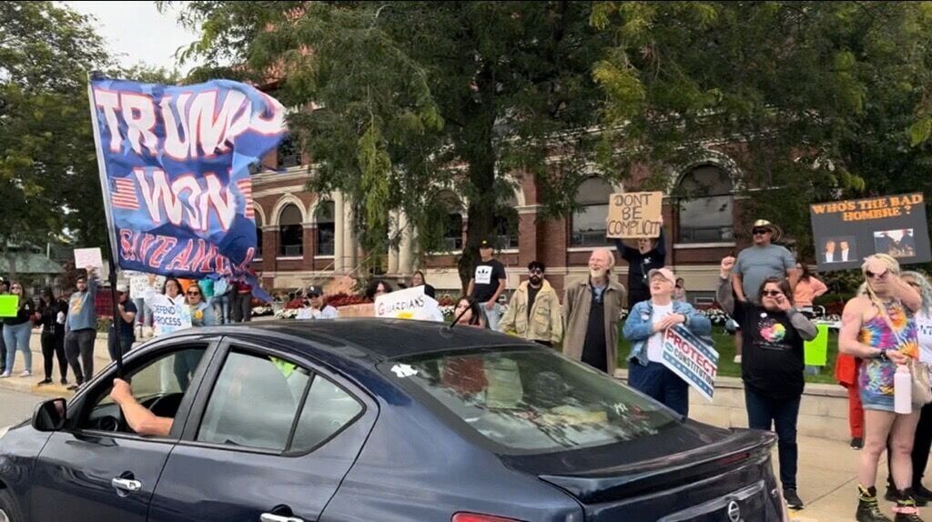 RECAP: Crowd of 200 chants against ICE in East Chicago